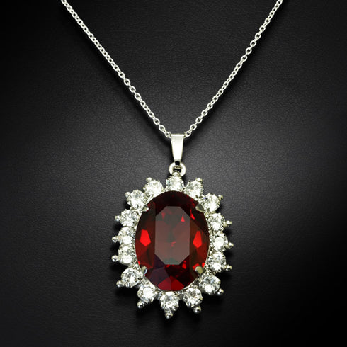 Кулон "Ferro (Siam)" с кристаллами Swarovski™